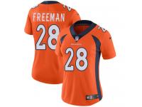 Elite Women's Royce Freeman Orange Home Jersey NFL Nike Denver Broncos #28 Vapor Untouchable