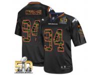 Game DeMarcus Ware Men Jersey - Denver Broncos #94 Camo Fashion Black Super Bowl 50 Bound Nike NFL