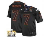 Game John Elway Men Jersey - Denver Broncos #7 Lights Out Black Super Bowl 50 Bound Nike NFL