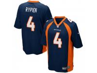 Game Men's Brett Rypien Denver Broncos Nike Alternate Jersey - Navy Blue