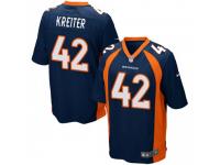 Game Men's Casey Kreiter Denver Broncos Nike Alternate Jersey - Navy Blue