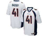 Game Men's De'Vante Bausby Denver Broncos Nike Jersey - White