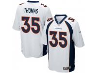 Game Men's Dymonte Thomas Denver Broncos Nike Jersey - White