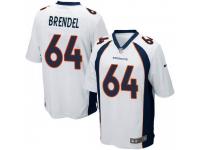 Game Men's Jake Brendel Denver Broncos Nike Jersey - White