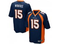 Game Men's Juwann Winfree Denver Broncos Nike Alternate Jersey - Navy Blue