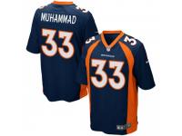 Game Men's Khalfani Muhammad Denver Broncos Nike Alternate Jersey - Navy Blue