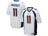 Game Men's River Cracraft Denver Broncos Nike Jersey - White