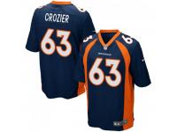 Game Men's Ryan Crozier Denver Broncos Nike Alternate Jersey - Navy Blue