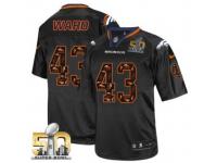 Game T.J. Ward Men Jersey - Denver Broncos #43 New Lights Out Black Super Bowl 50 Bound Nike NFL