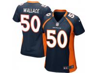 Game Women's Aaron Wallace Denver Broncos Nike Alternate Jersey - Navy Blue