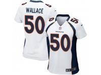 Game Women's Aaron Wallace Denver Broncos Nike Jersey - White