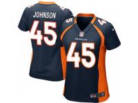 Game Women's Alexander Johnson Denver Broncos Nike Alternate Jersey - Navy Blue