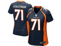 Game Women's Austin Schlottmann Denver Broncos Nike Alternate Jersey - Navy Blue