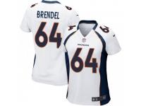 Game Women's Jake Brendel Denver Broncos Nike Jersey - White