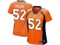 Game Women's Justin Hollins Denver Broncos Nike Team Color Jersey - Orange