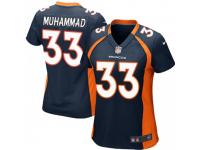 Game Women's Khalfani Muhammad Denver Broncos Nike Alternate Jersey - Navy Blue