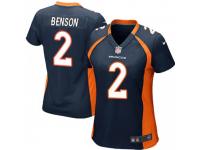 Game Women's Trinity Benson Denver Broncos Nike Alternate Jersey - Navy Blue