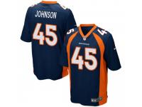 Game Youth Alexander Johnson Denver Broncos Nike Alternate Jersey - Navy Blue