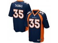 Game Youth Dymonte Thomas Denver Broncos Nike Alternate Jersey - Navy Blue