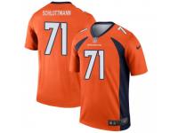 Legend Vapor Untouchable Men's Austin Schlottmann Denver Broncos Nike Jersey - Orange