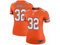 Legend Vapor Untouchable Women's Andy Janovich Denver Broncos Nike Color Rush Jersey - Orange