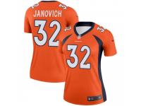 Legend Vapor Untouchable Women's Andy Janovich Denver Broncos Nike Jersey - Orange