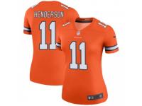 Legend Vapor Untouchable Women's Carlos Henderson Denver Broncos Nike Color Rush Jersey - Orange