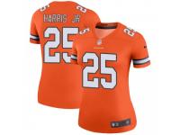 Legend Vapor Untouchable Women's Chris Harris Jr Denver Broncos Nike Color Rush Jersey - Orange