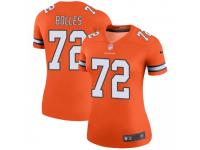 Legend Vapor Untouchable Women's Garett Bolles Denver Broncos Nike Color Rush Jersey - Orange