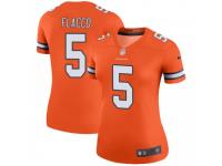 Legend Vapor Untouchable Women's Joe Flacco Denver Broncos Nike Color Rush Jersey - Orange