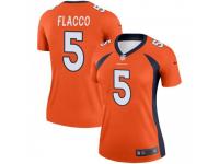 Legend Vapor Untouchable Women's Joe Flacco Denver Broncos Nike Jersey - Orange