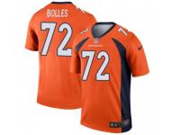 Legend Vapor Untouchable Youth Garett Bolles Denver Broncos Nike Jersey - Orange