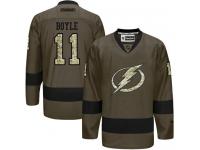 Lightning #11 Brian Boyle Green Salute to Service Stitched NHL Jersey