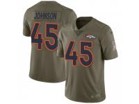 Limited Men's Alexander Johnson Denver Broncos Nike 2017 Salute to Service Jersey - Green