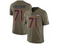 Limited Men's Austin Schlottmann Denver Broncos Nike 2017 Salute to Service Jersey - Green