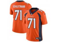 Limited Men's Austin Schlottmann Denver Broncos Nike Team Color Vapor Untouchable Jersey - Orange