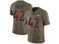 Limited Men's Casey Kreiter Denver Broncos Nike 2017 Salute to Service Jersey - Green