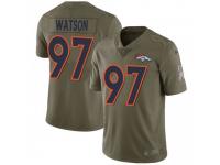 Limited Men's Dekoda Watson Denver Broncos Nike 2017 Salute to Service Jersey - Green