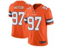 Limited Men's Dekoda Watson Denver Broncos Nike Color Rush Vapor Untouchable Jersey - Orange