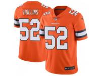 Limited Men's Justin Hollins Denver Broncos Nike Color Rush Vapor Untouchable Jersey - Orange