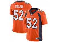 Limited Men's Justin Hollins Denver Broncos Nike Team Color Vapor Untouchable Jersey - Orange