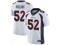 Limited Men's Justin Hollins Denver Broncos Nike Vapor Untouchable Jersey - White