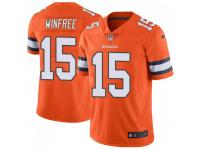 Limited Men's Juwann Winfree Denver Broncos Nike Color Rush Vapor Untouchable Jersey - Orange