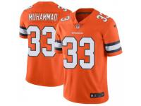 Limited Men's Khalfani Muhammad Denver Broncos Nike Color Rush Vapor Untouchable Jersey - Orange