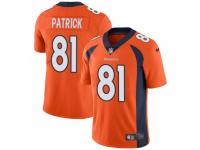 Limited Men's Tim Patrick Denver Broncos Nike Team Color Vapor Untouchable Jersey - Orange