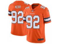 Limited Men's Zach Kerr Denver Broncos Nike Color Rush Vapor Untouchable Jersey - Orange