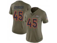 Limited Women's Alexander Johnson Denver Broncos Nike 2017 Salute to Service Jersey - Green