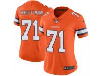 Limited Women's Austin Schlottmann Denver Broncos Nike Color Rush Vapor Untouchable Jersey - Orange