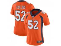 Limited Women's Justin Hollins Denver Broncos Nike Team Color Vapor Untouchable Jersey - Orange