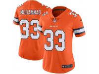 Limited Women's Khalfani Muhammad Denver Broncos Nike Color Rush Vapor Untouchable Jersey - Orange